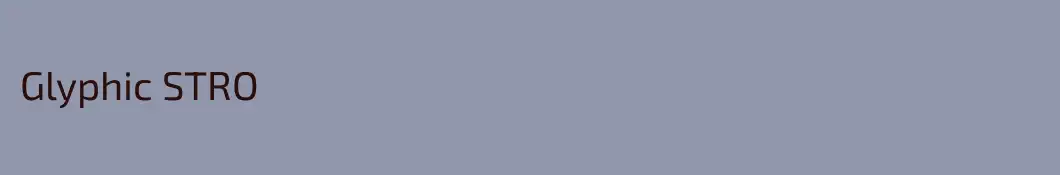 Glyphic STRO